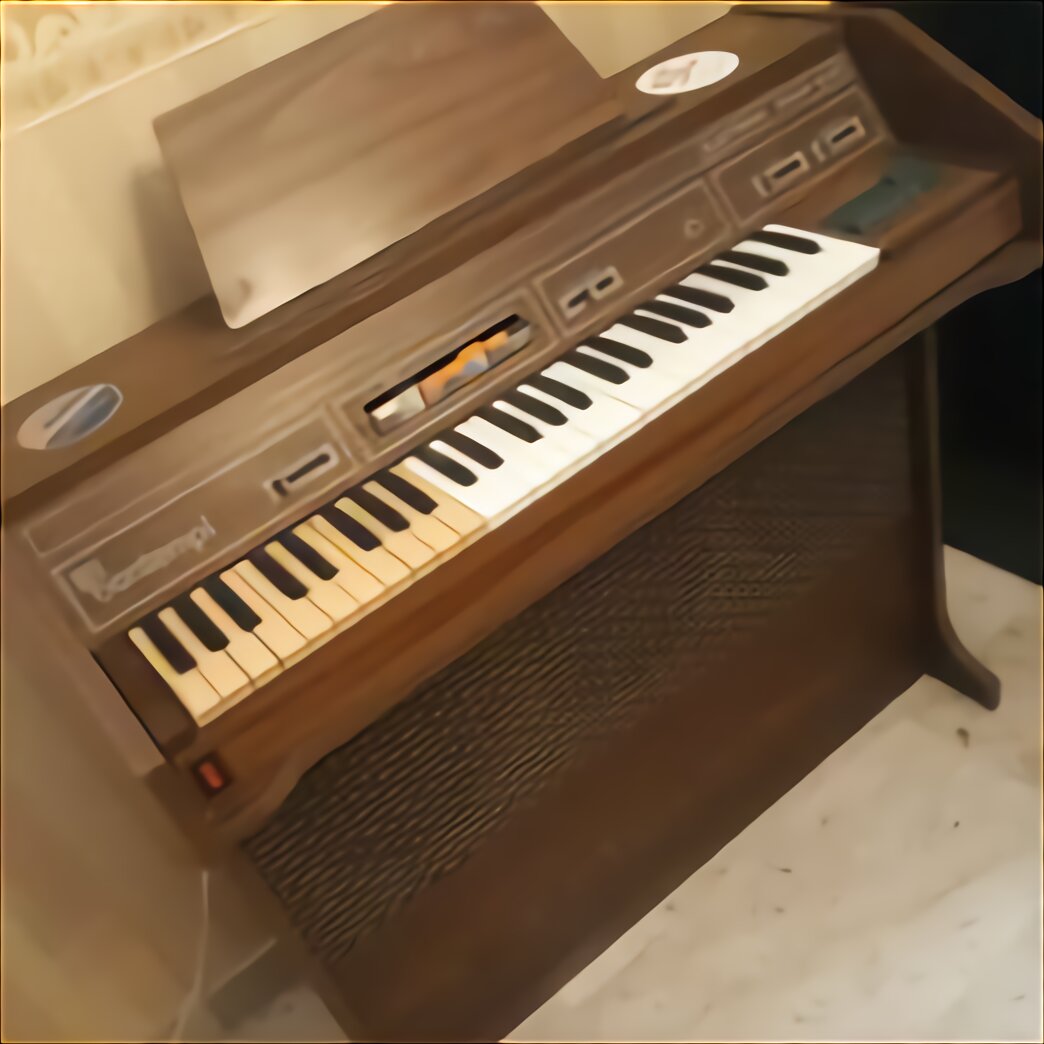 RARE Vintage Bontempi B6 ELETTRICO organo pianoforte strumento-Italia-funziona benissimo! 