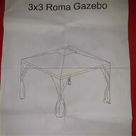 gazebo 3x3 tende usato