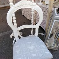 sedia dondolo bianca usato