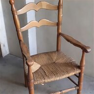 sedia legno braccioli usato