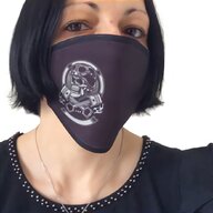 maschera protettiva usato