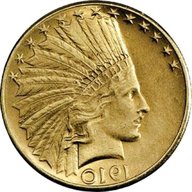 10 dollari oro 1910 usato
