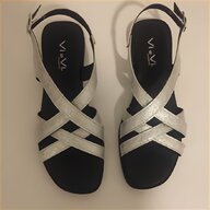 scarpe donna sandali argento usato