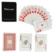 carte poker plastificate usato