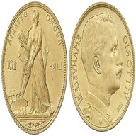 10 lire oro 1912 usato