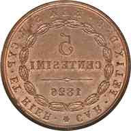 5 centesimi 1826 usato
