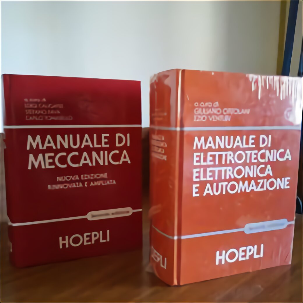 Manuali Hoepli Meccanica usato in Italia