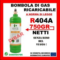 r410 bombola gas usato