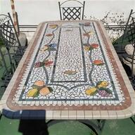 tavolo ferro battuto piano marmo usato