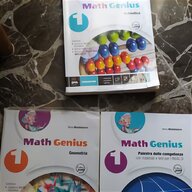 libri media math genius usato