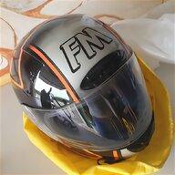 casco integrale arancione usato