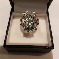 anello smeraldo brillanti usato