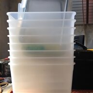 contenitori plastica trasparente usato