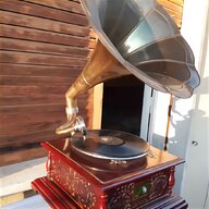 grammofono antico tromba usato