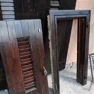 portone legno vetrata usato