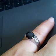 anello uomo pietra nera usato