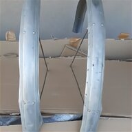 parafanghi bici bianchi alluminio usato