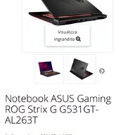 notebook asus g usato
