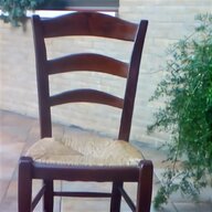 sedie rustiche impagliate usato