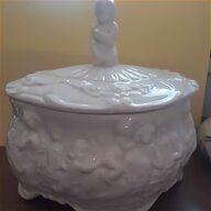 biscottiera ceramica bianca usato