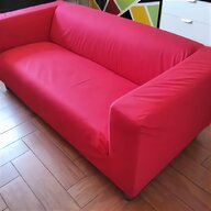 divano letto rosso usato