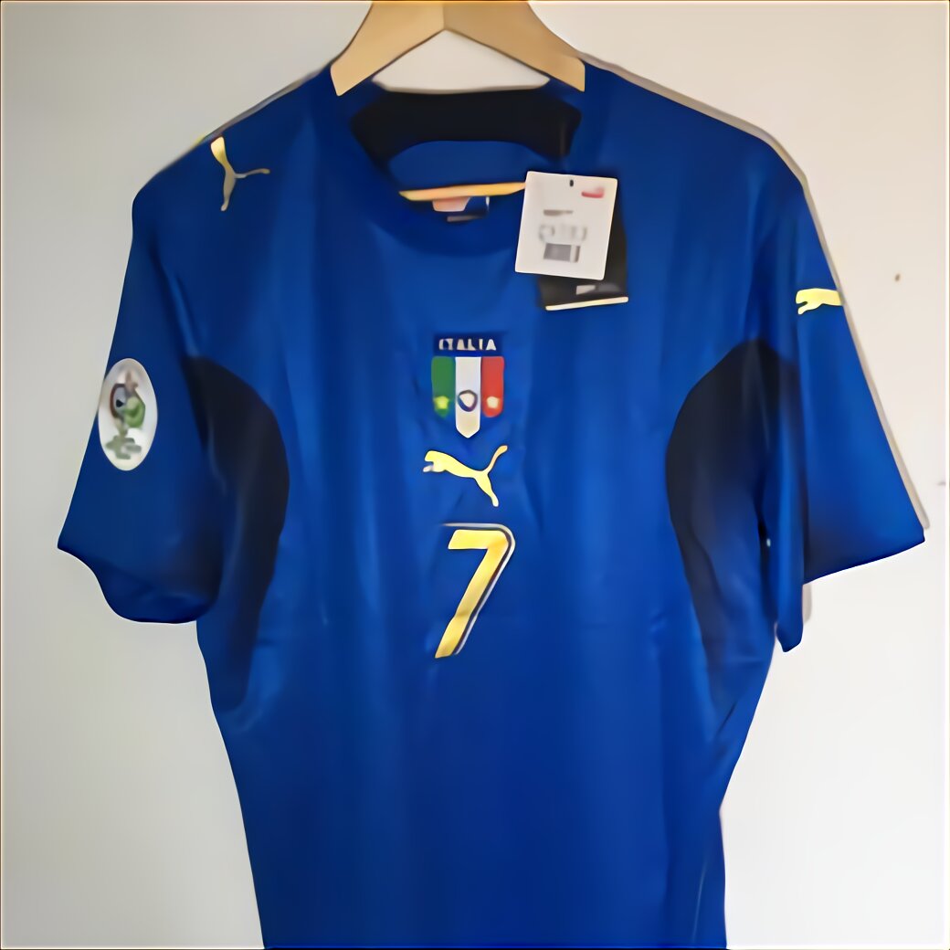 maglia calcio vintage Mondiale Italia 2006 DEL PIERO N° 7 taglia M manica corta