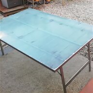 tavolo pieghevole banco mercato alluminio usato