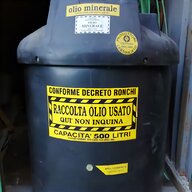 olio esausto contenitori usato