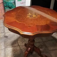 tavolo intarsiato legno roma usato