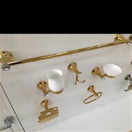 set accessori bagno dorato usato