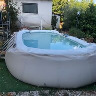 piscina fuoriterra rigida usato
