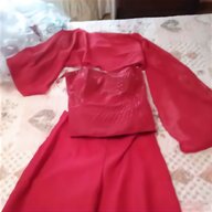 vestito rosso elegante usato