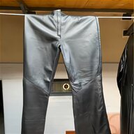 pantaloni moto pelle usato