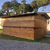chiosco struttura legno usato