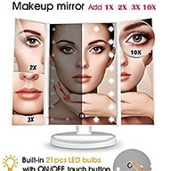 make up mirror light usato