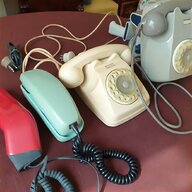 telefono vintage a disco da muro usato