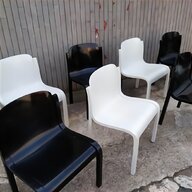 sedia design nera usato