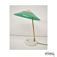 lampada ottone verde usato