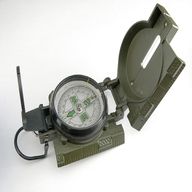 lensatic compass usato
