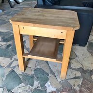 tavolino sgabello legno usato