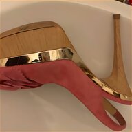 sandalo tacco legno usato