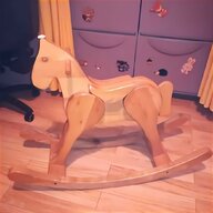 cavallo a dondolo legno usato