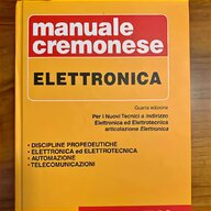 manuale cremonese elettronica elettrotecnica usato