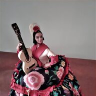 bambola spagnola flamenco usato