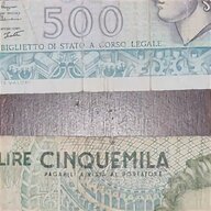 banconote italiane lira usato