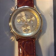 lorenz orologi oro cinturino pelle usato