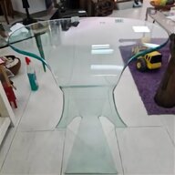 tavolino vetro curvato usato