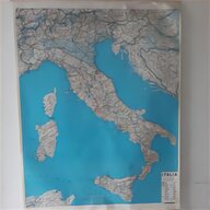 cartina geografica poster usato