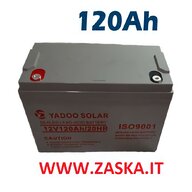 batteria gel fotovoltaico usato