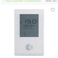 termostato ambiente settimanale usato